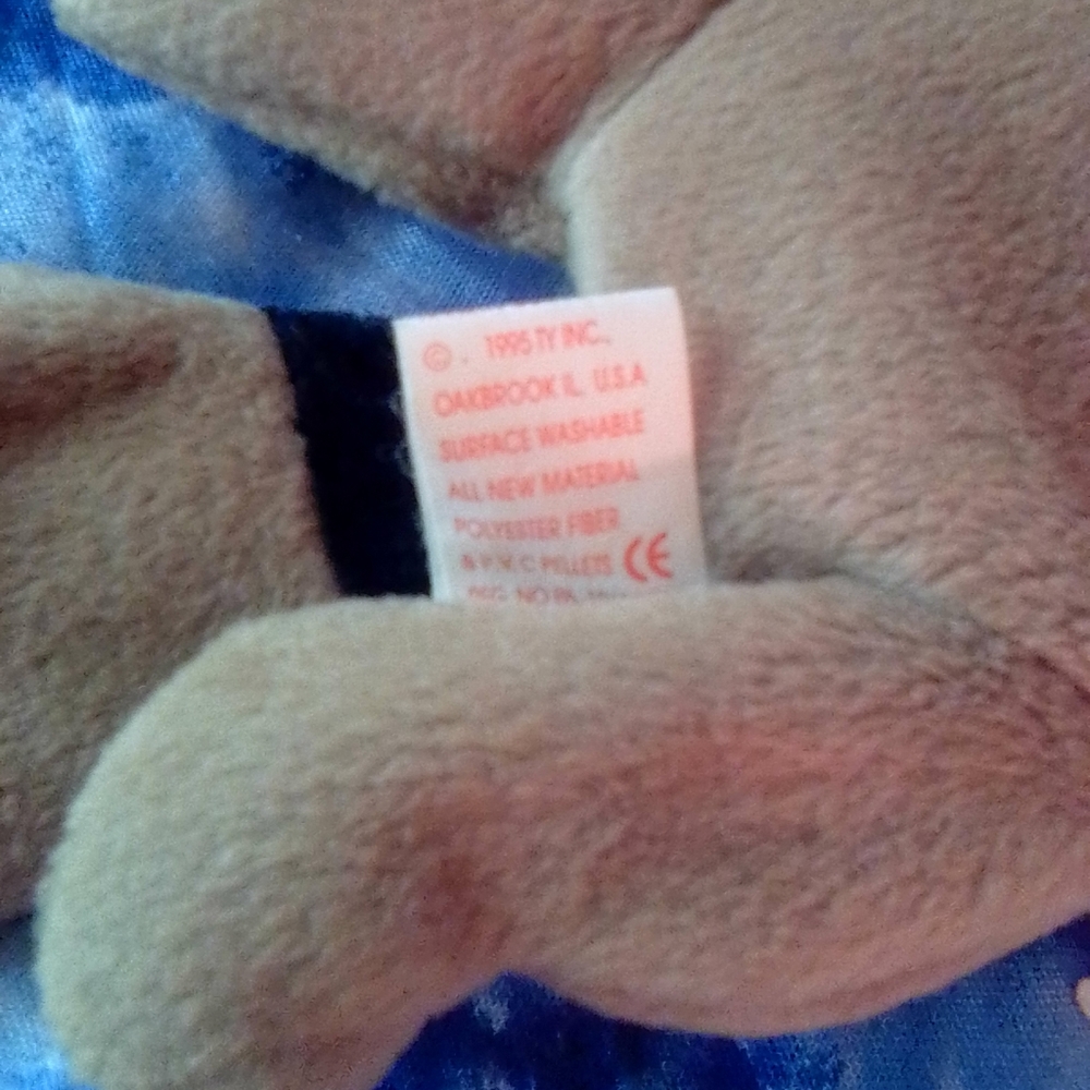Ty beanie Ringo Raccoon 1996' PVC ERRORS - Picture 4 of 13
